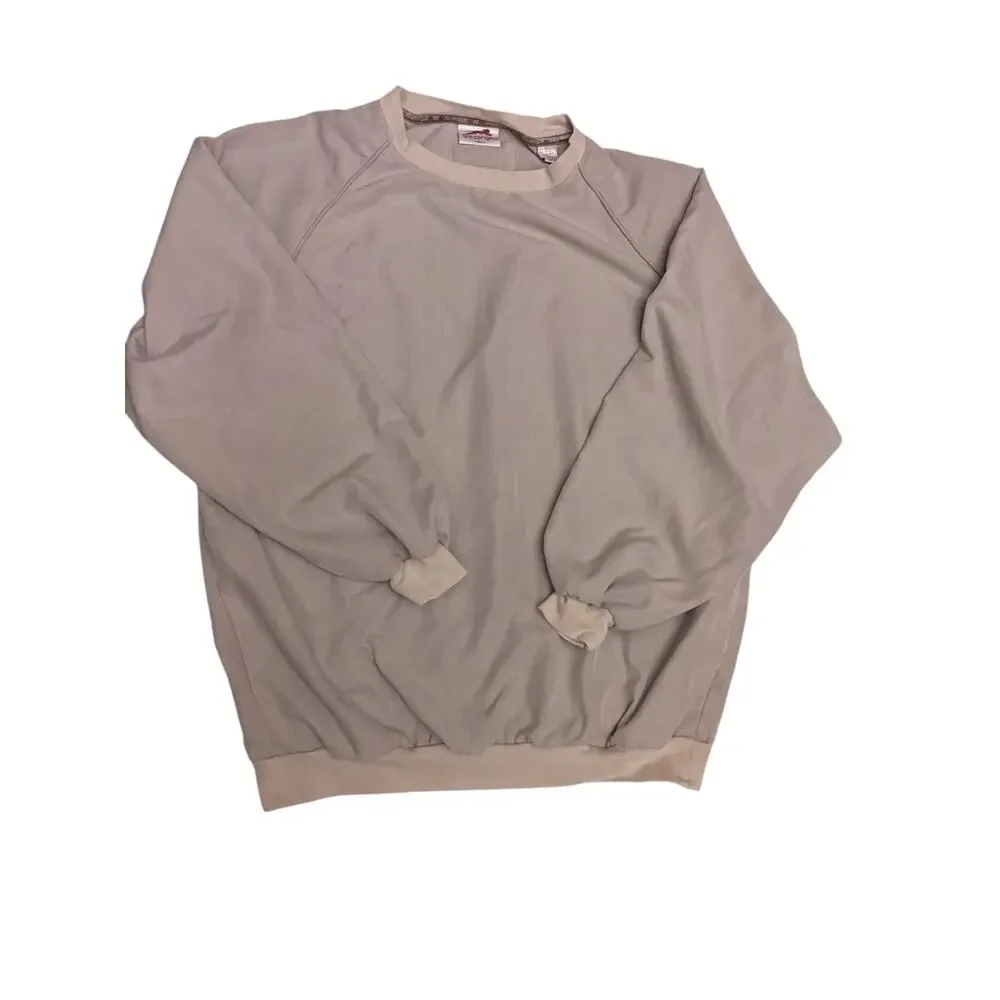 Slazenger Pullover Mens XXL Crewneck Sweatshirt Vintage Athleisure Windbreaker